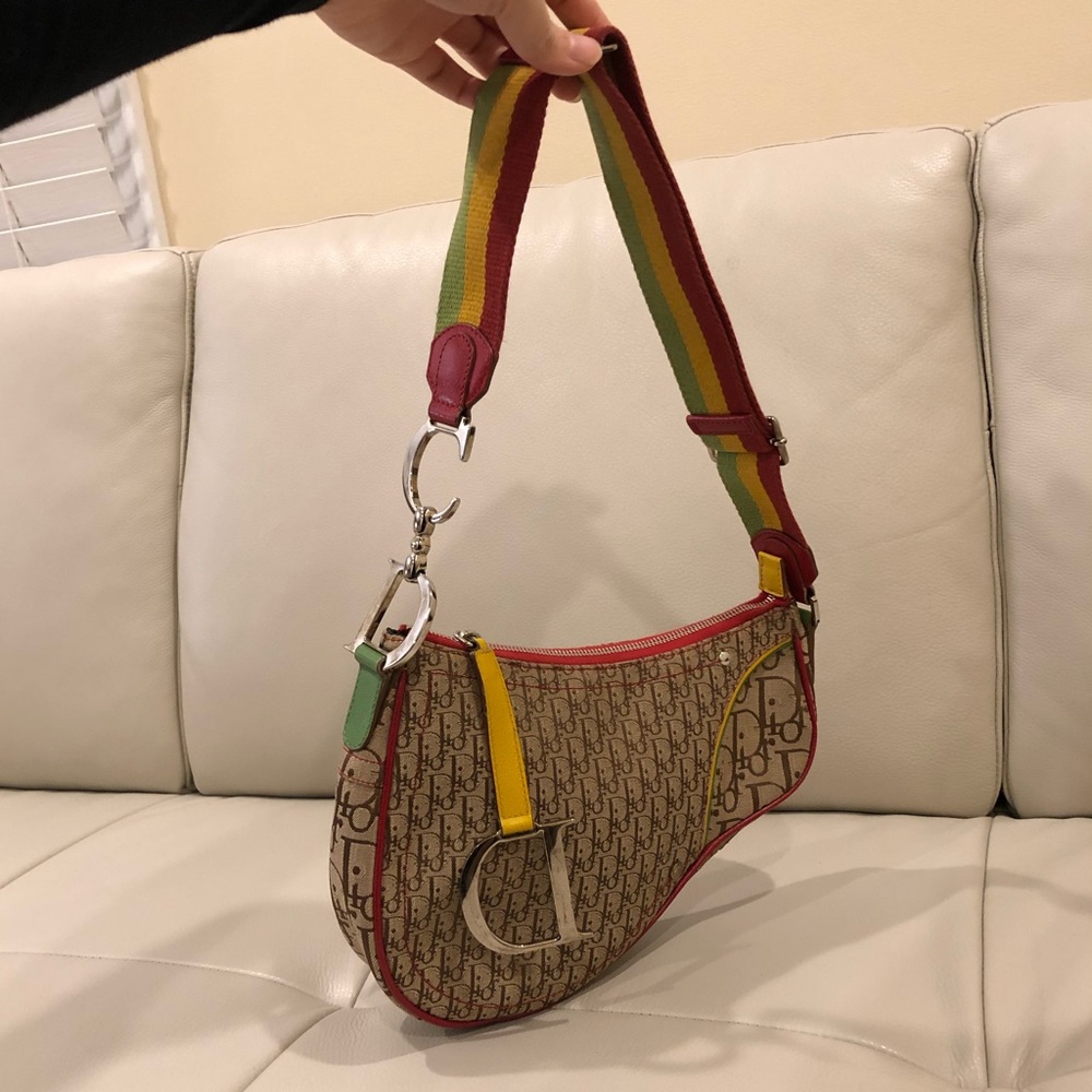 Dior Rasta Saddle Bag